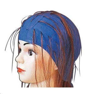 Bonnet silicone bleu pour mèches
