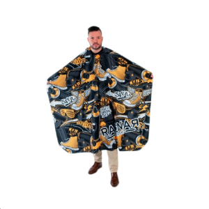 Peignoir RAGNAR Graffiti noir/jaune
