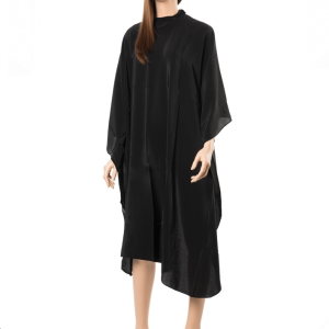 Peignoir EUROSTIL noir velcro/press