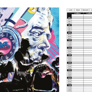 Carnet de RDV 5 colonnes (CRVB)