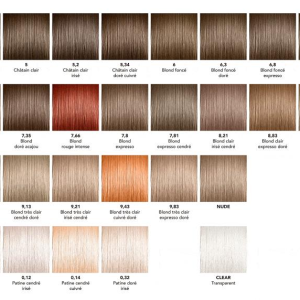 Nuancier BBHAIR shine 27 nuances