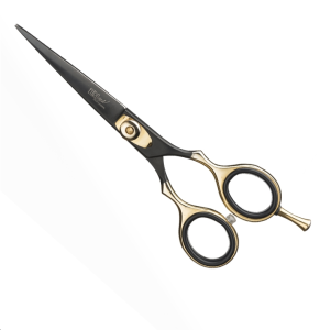 Ciseaux EUROSTIL 5''5 noir/doré