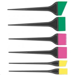 Kit de 6 pinceaux colo silicones