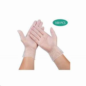 Gants vinyl  x 100 taille M