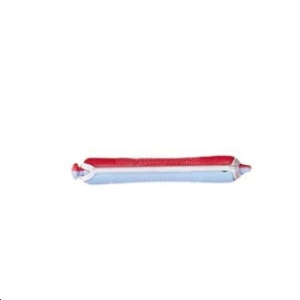 Bigoudi court rouge/bleu 11 mm x 12