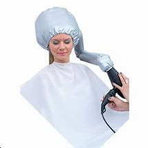 Casque argent pour sechoir