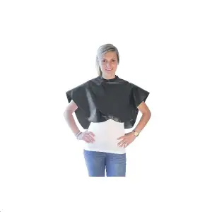 Cape coloration noire velcro